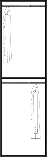 Ropa Larga, 4 cajones